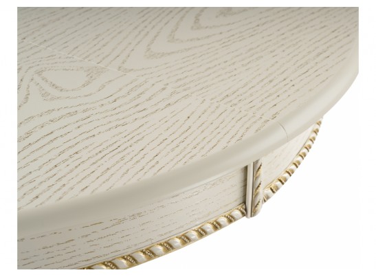 Деревянный стол Павия 100 крем / золотая патина в Ростове-на-Дону