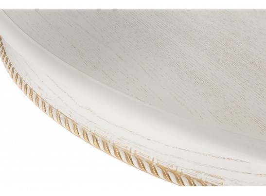 Деревянный стол Павия молочный / золото патина в Ростове-на-Дону