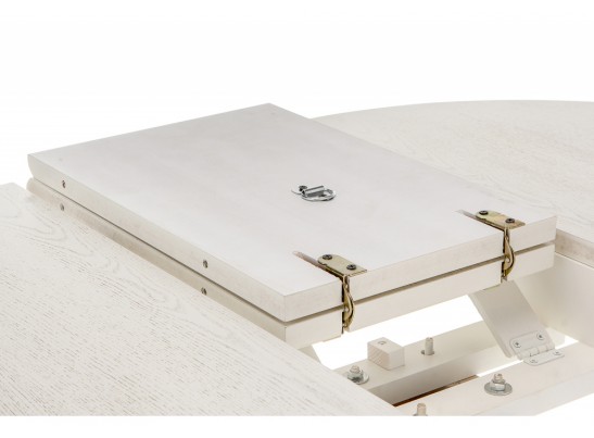 Деревянный стол Павия молочный / золото патина в Ростове-на-Дону