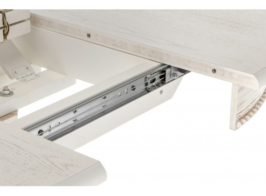 Деревянный стол Павия молочный / золото патина в Ростове-на-Дону