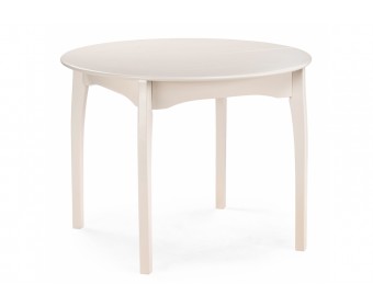 Деревянный стол Распи круглый бежевый
