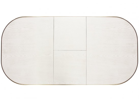 Деревянный стол Romeo 130(170)х85х75 молочный / патина золото в Ростове-на-Дону