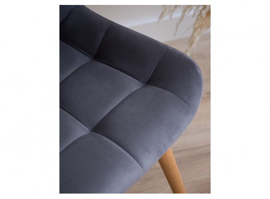 Деревянный стул Челси темно-серый (zd 995) / светлое дерево в Ростове-на-Дону