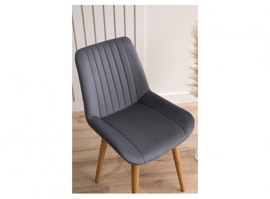 Деревянный стул Седа темно-серый (zd 995) / светлое дерево в Ростове-на-Дону