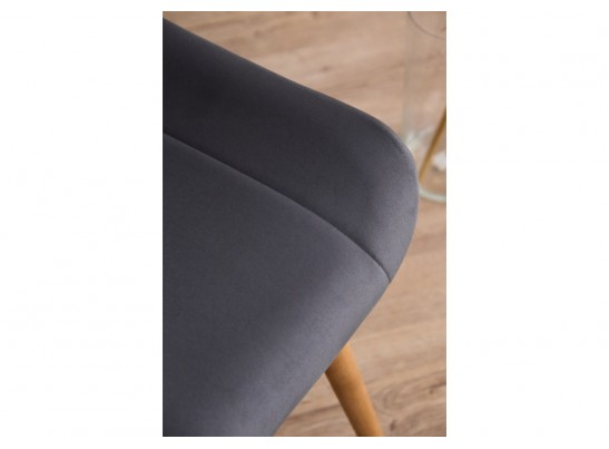 Деревянный стул Седа темно-серый (zd 995) / светлое дерево в Ростове-на-Дону