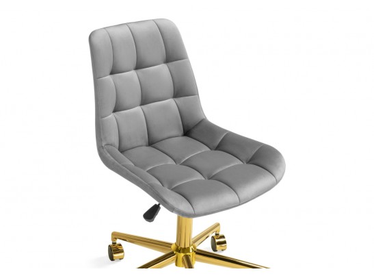 Компьютерное кресло Честер темно-серый / золото в Ростове-на-Дону
