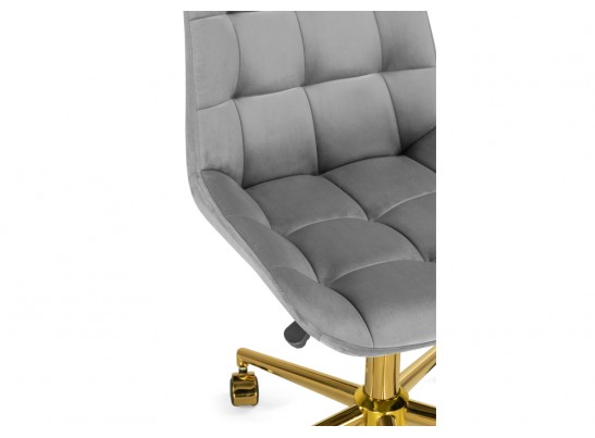 Компьютерное кресло Честер темно-серый / золото в Ростове-на-Дону
