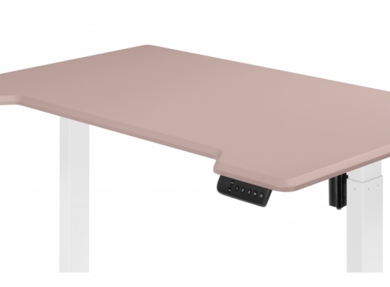 Компьютерный стол Маркос 120х75 розовый / белый в Ростове-на-Дону