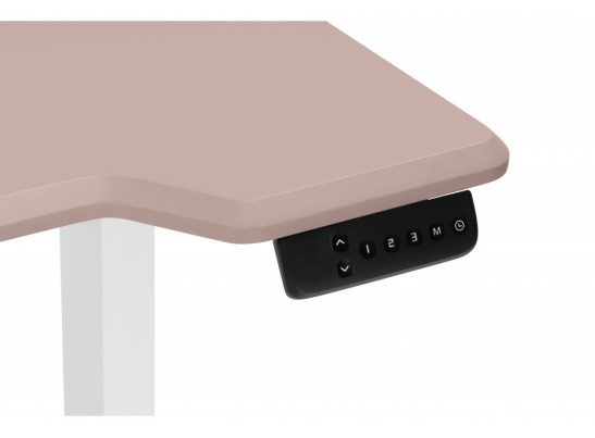 Компьютерный стол Маркос 120х75 розовый / белый в Ростове-на-Дону