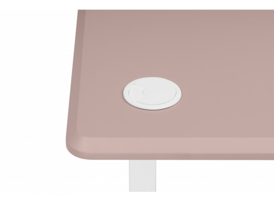 Компьютерный стол Маркос 120х75 розовый / белый в Ростове-на-Дону