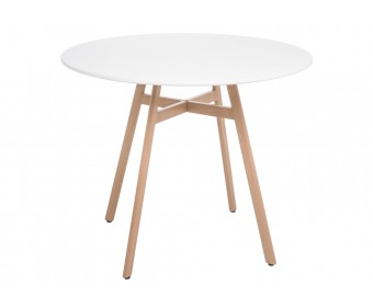 Обеденная группа Номиа 80 white / wood