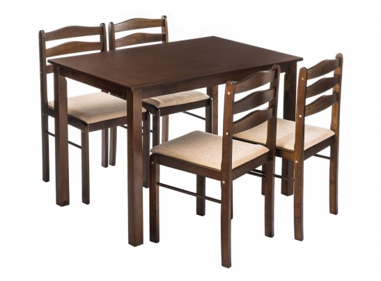 Обеденная группа Starter (стол и 4 стула) oak / beige в Ростове-на-Дону