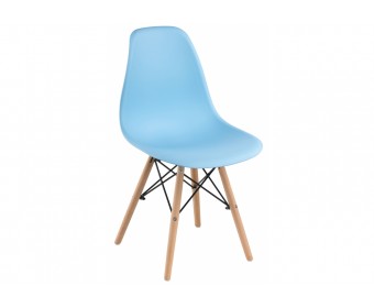 Пластиковый стул Eames PC-015 blue