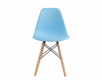 Пластиковый стул Eames PC-015 blue