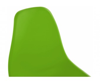 Пластиковый стул Eames PC-015 зеленый