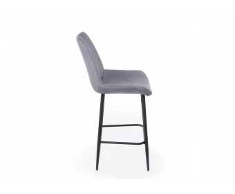 Полубарный стул Седа темно-серый (zd 995) / черный