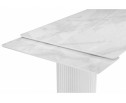Стеклянный стол Мален 240x110 белый мрамор / белый в Ростове-на-Дону