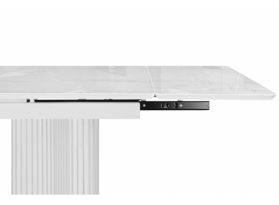 Стеклянный стол Мален 240x110 белый мрамор / белый в Ростове-на-Дону