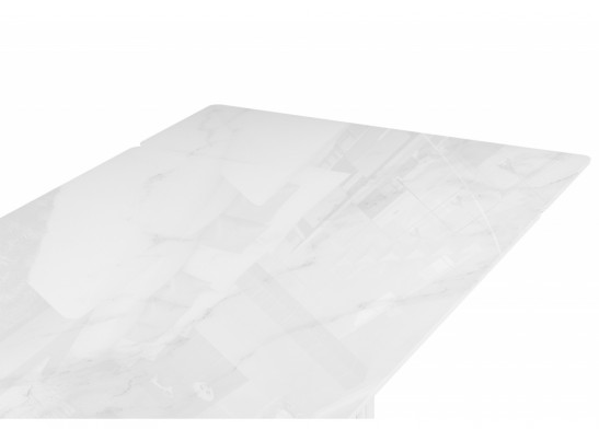 Стеклянный стол Мален 240x110 белый мрамор / белый в Ростове-на-Дону