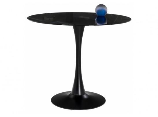 Стеклянный стол Tulip 90x74 black glass в Ростове-на-Дону