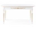 Стол Бевье 150(200)х90х77 молочный / золото в Ростове-на-Дону