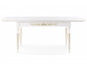 Стол Бевье 150(200)х90х77 молочный / золото в Ростове-на-Дону