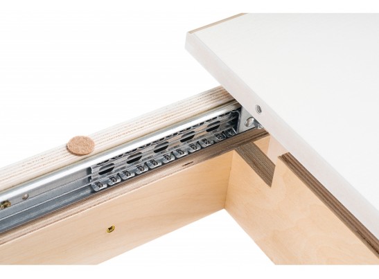 Стол Бевье 150(200)х90х77 молочный / золото в Ростове-на-Дону