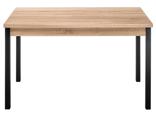 Стол Оригон 120(160)х70х77 сонома / черный матовый в Ростове-на-Дону