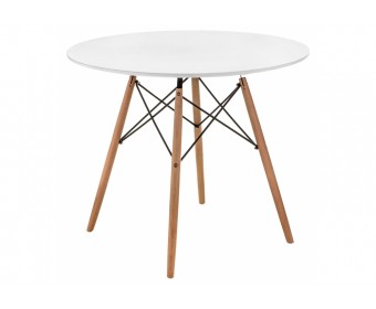 Стол Table 80х72 white / wood