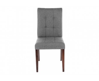 Стул Madina dark walnut / fabric grey