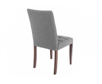 Стул Madina dark walnut / fabric grey