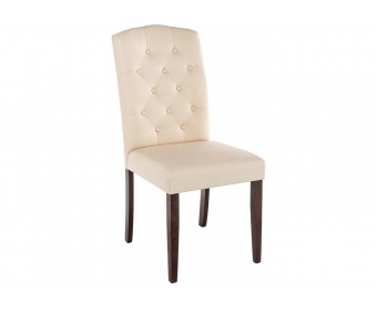 Стул Menson dark walnut  / fabric cream