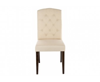 Стул Menson dark walnut  / fabric cream