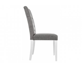 Стул Menson white / fabric pebble