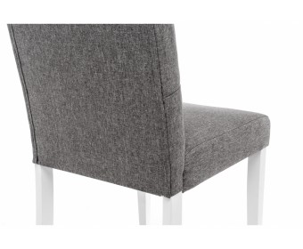 Стул Menson white / fabric pebble