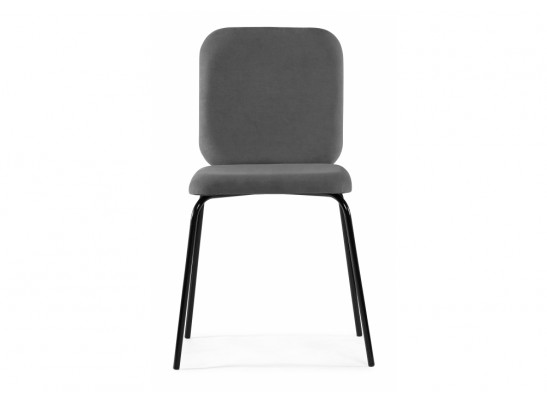 Стул на металлокаркасе Берн темно-серый / черный в Ростове-на-Дону