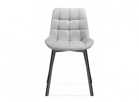 Стул на металлокаркасе Челси черный / светло-серый в Ростове-на-Дону