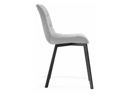 Стул на металлокаркасе Челси черный / светло-серый в Ростове-на-Дону