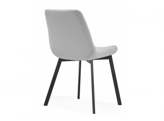 Стул на металлокаркасе Челси черный / светло-серый в Ростове-на-Дону