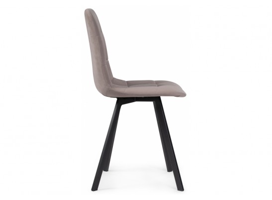 Стул на металлокаркасе Чилли латте / черный в Ростове-на-Дону