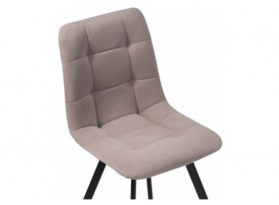 Стул на металлокаркасе Чилли латте / черный в Ростове-на-Дону