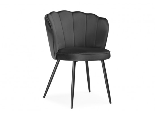 Стул на металлокаркасе Coral grey / black в Ростове-на-Дону