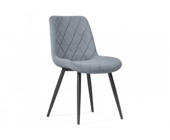 Стул на металлокаркасе Fox black / gray