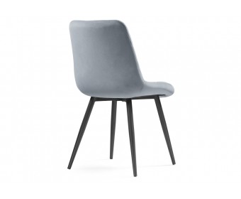 Стул на металлокаркасе Fox black / gray