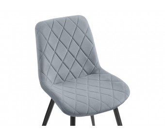 Стул на металлокаркасе Fox black / gray