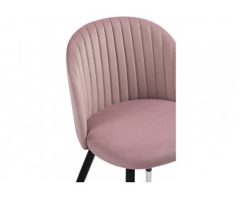 Стул на металлокаркасе Gabi light purple / black