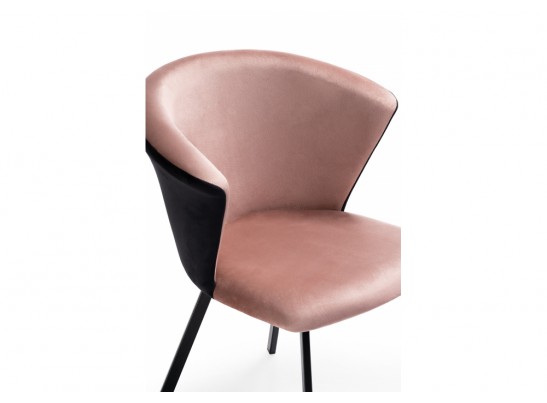 Стул на металлокаркасе Gema black / pink / black в Ростове-на-Дону