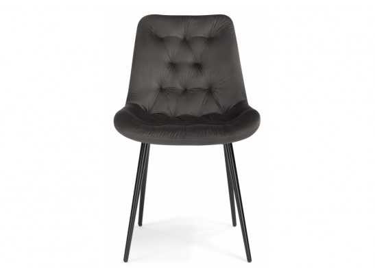 Стул на металлокаркасе Гояр графитовый / черный глянец в Ростове-на-Дону