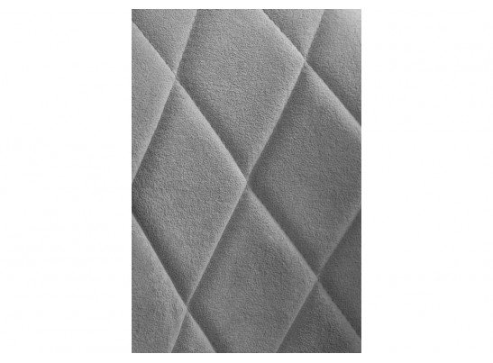 Стул на металлокаркасе Гутрид ромбы спереди серый / черный каркас в Ростове-на-Дону