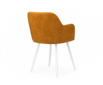 Стул на металлокаркасе Инфини терракота (ocean 015) / белый